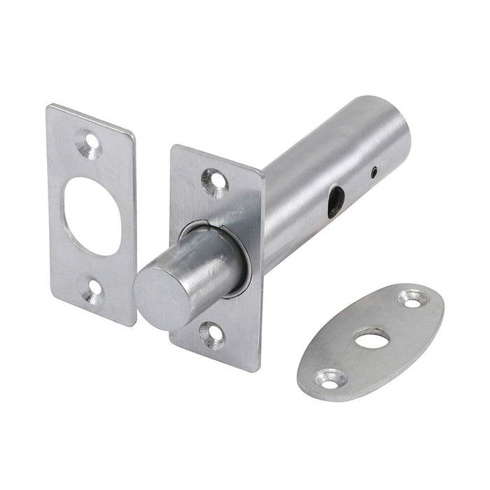Door Rack Bolts - Satin Chrome (Size 60mm - 2 Pieces)