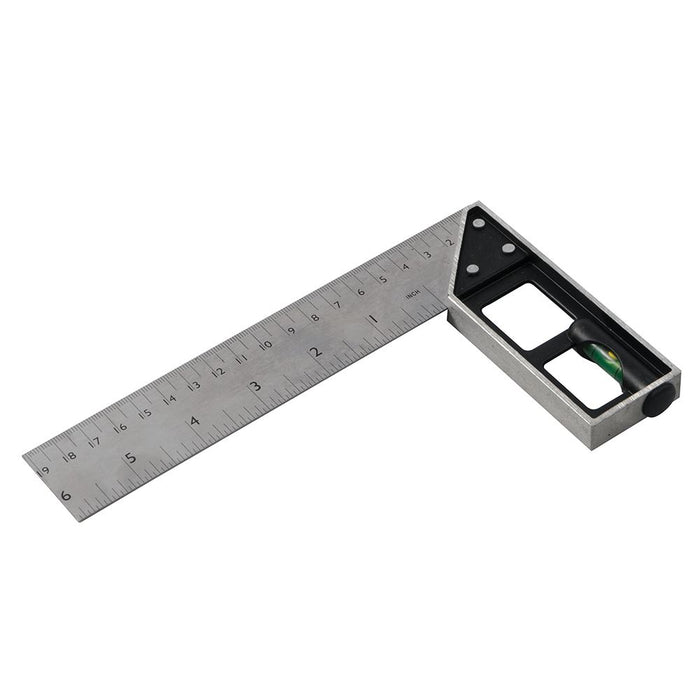 Tri & Mitre Square with Spirit Level - 150mm