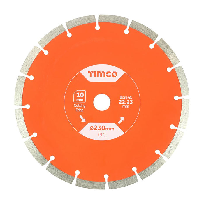 General Purpose Diamond Blade - Segmented. Various Sizes