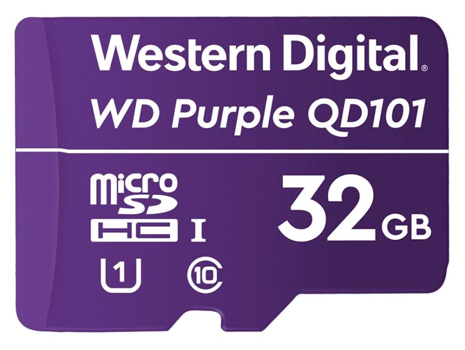 Purple SC QD101 MicroSDHC Class 10 U1 Memory Card