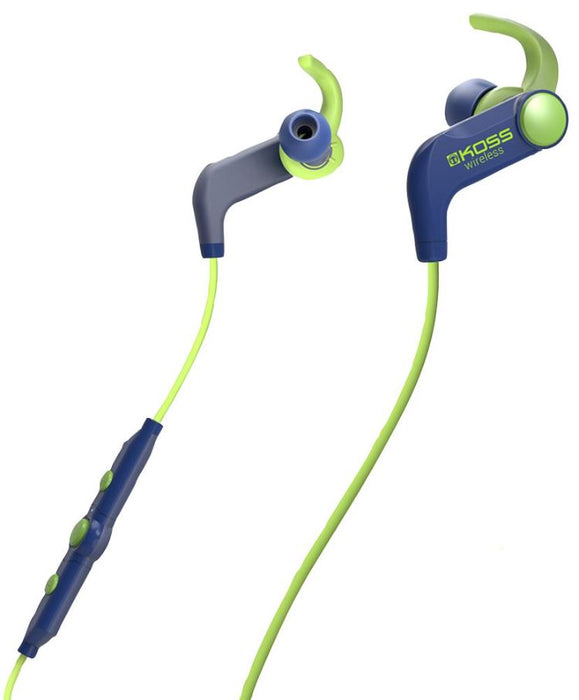 BT190i Sports Bluetooth In-Ear Headset, Blue/Green