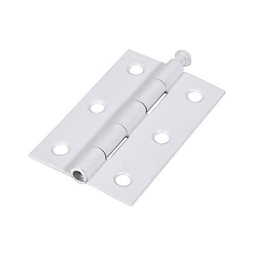 Butt Hinge Loose Pin White