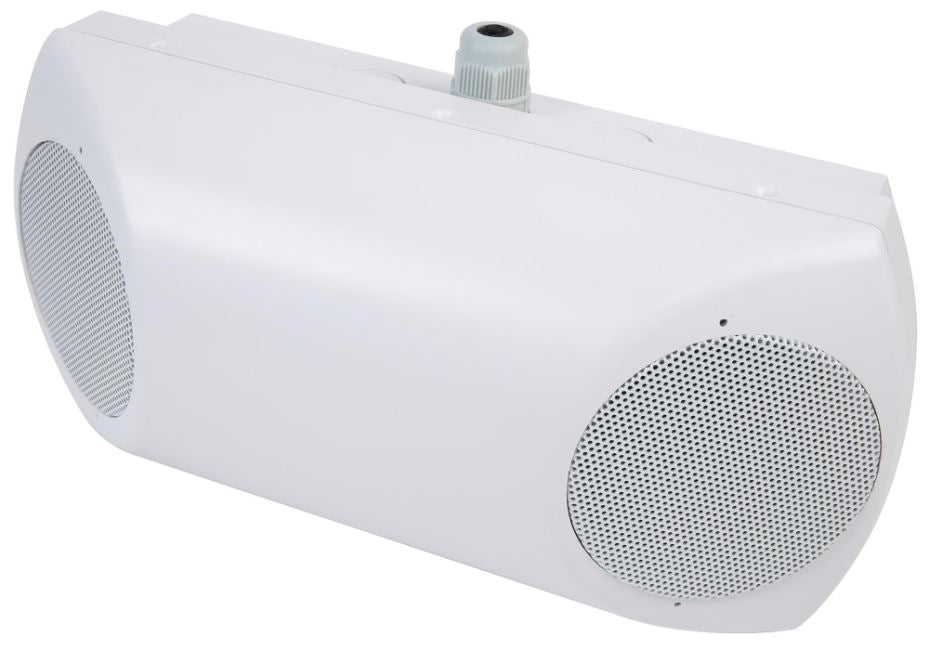 6W Angled Bidirectional Speaker 70/100V/4R, IP44, EN54-24