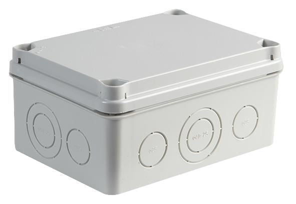 IP65 Polystyrene Junction Box Enclosure with Pre-moulded Cable Entries