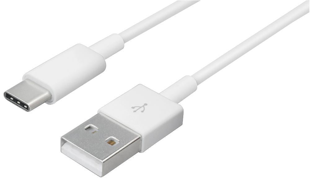 USB C to USB Plug Charge and Sync Cable 1m