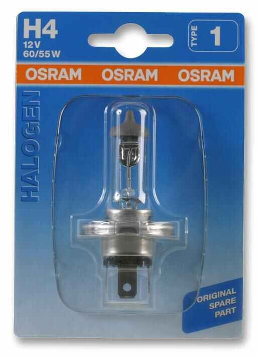 OSRAM - 12V 60/55W H4 P43T Halogen Car Headlamp Bulb