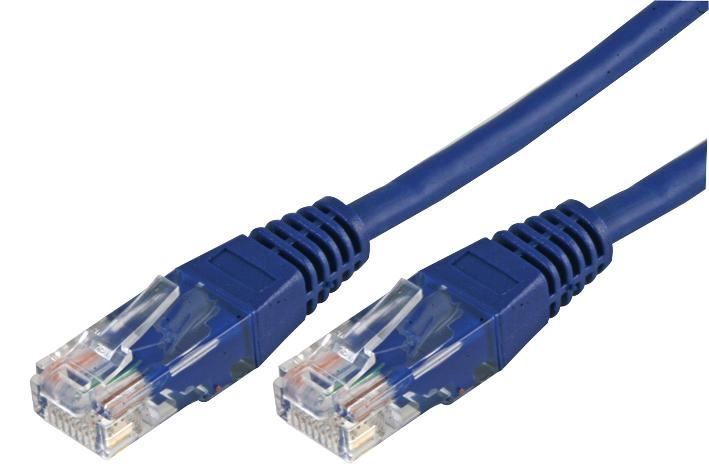 Blue Net Rj45 RJ45 Ethernet Patch Lead with CCA Conductors, 10m Blue — StampyTools