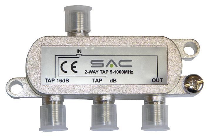 2-Way Tap 8dB Class A Shielded