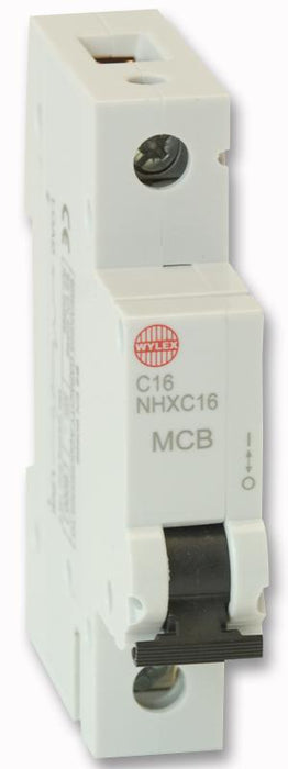 16A Single Pole Type C MCB, 6kA