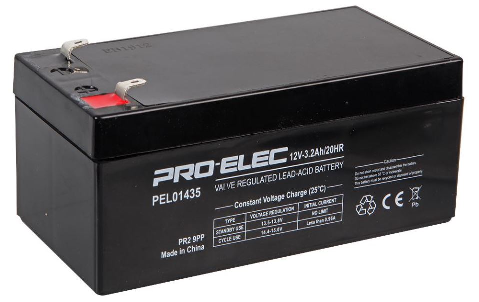 3.2Ah 12V AGM Lead Acid Battery