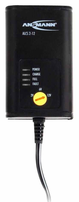 ANSMANN - Lead Acid Battery Charger for 2V, 6V, 12V SLA Batteries