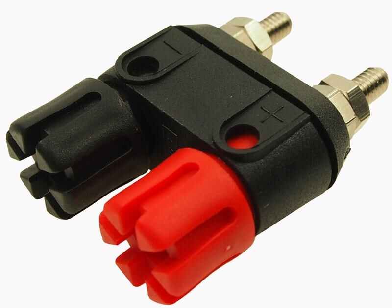 CLIFF ELECTRONIC COMPONENTS - 4mm Touchproof Twin Binding Posts