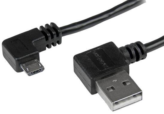 Micro USB Cable with Right Angled Connector