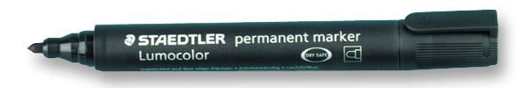 STAEDTLER - Bullet Tip Lumocolor Permanent Marker Pen - Black