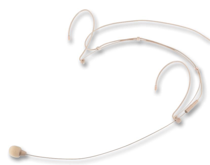 Ultralight Headset Microphone, Beige
