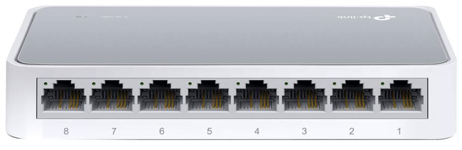 8 Port 10/100Mbps Fast Ethernet Desktop Switch