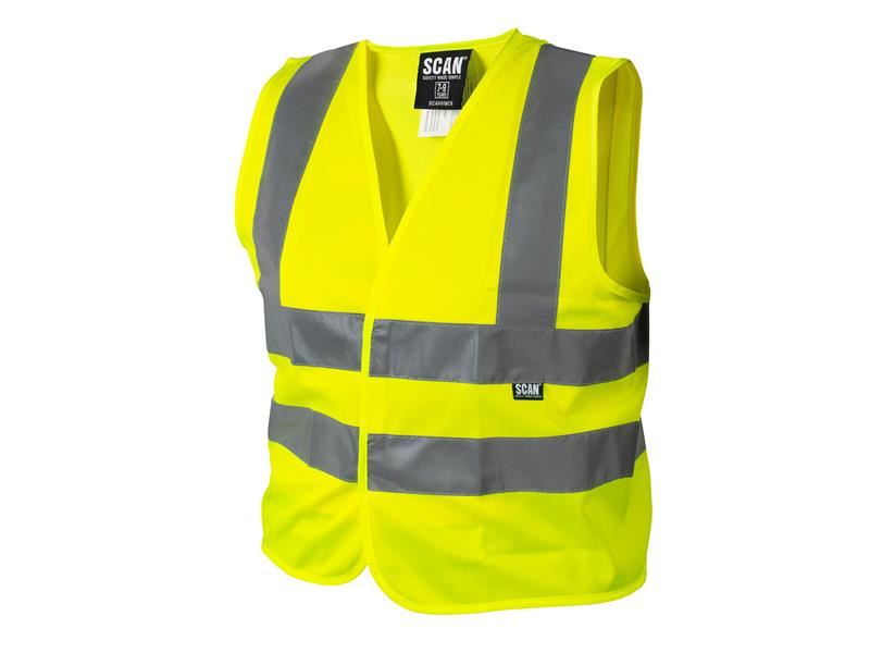 Hi-Vis Waistcoat Yellow - Child 7-9