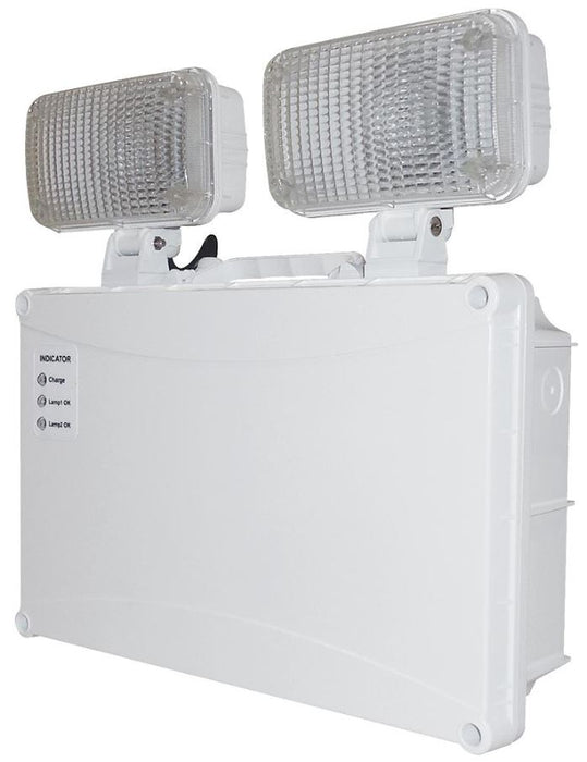 Twin Spot LED Emergency Lights, IP65