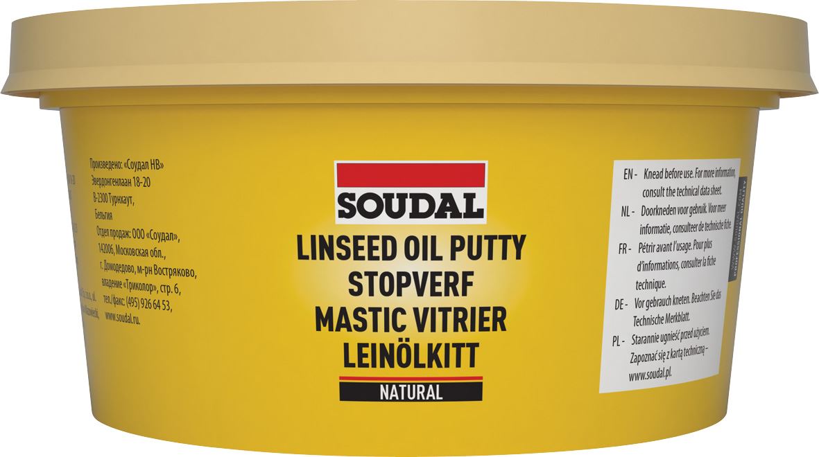 Universal Linseed Oil Putty Colourless