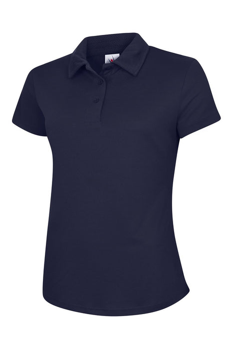 Unisex Ladies Ultra Cool Poloshirt - 100% Polyester Textured Breathable Fabric with Wic