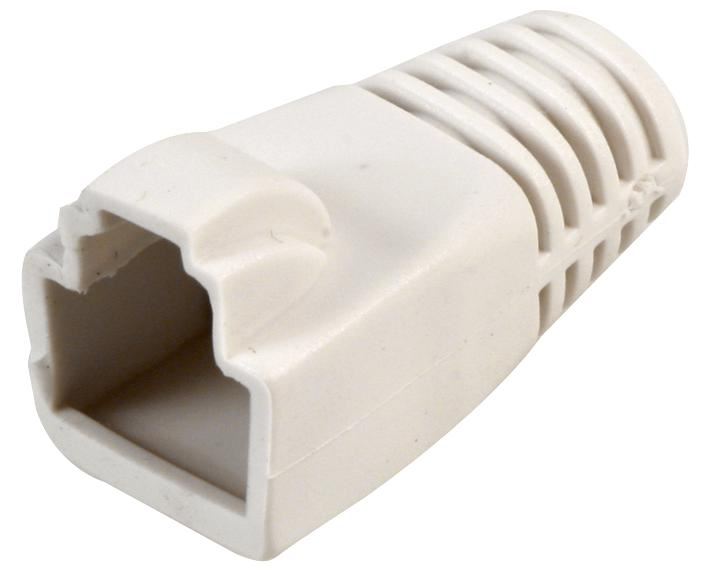 RJ45 Cat6a Strain Relief Boot, White
