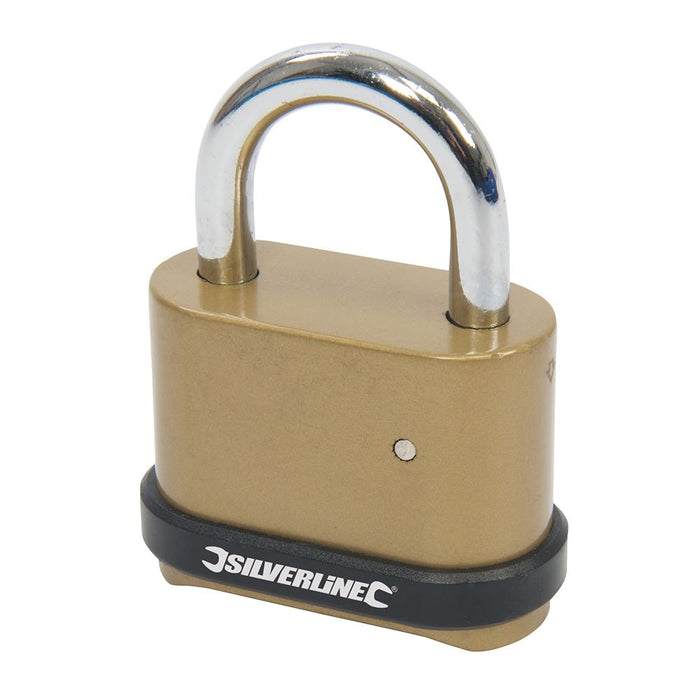 Zinc Alloy Combination Padlock 4-Digit - 50mm