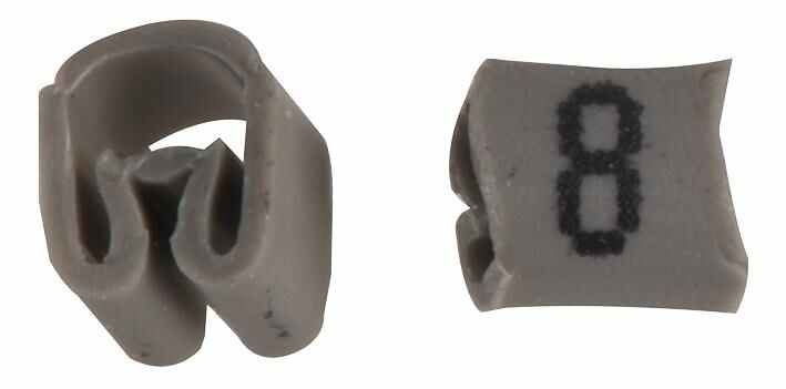 Cable Marker 8 Grey 100 Pack