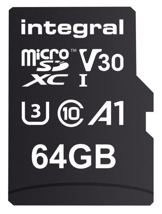 UltimaPro Premium MicroSDXC UHS U3 V30 A1 Memory Card 100MB/s, 64GB