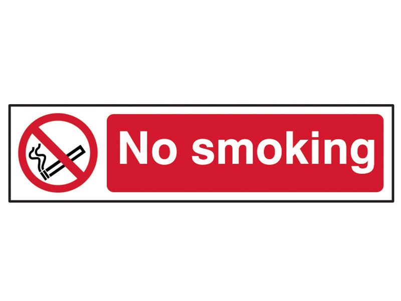 Sign: No Smoking