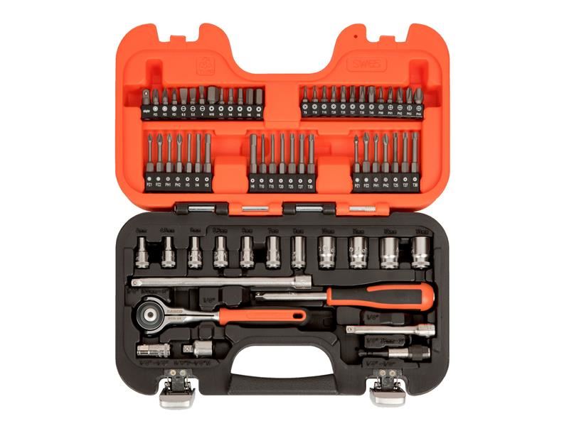 SW65 1/4in Drive Swivel Socket Set, 65 Piece — StampyTools