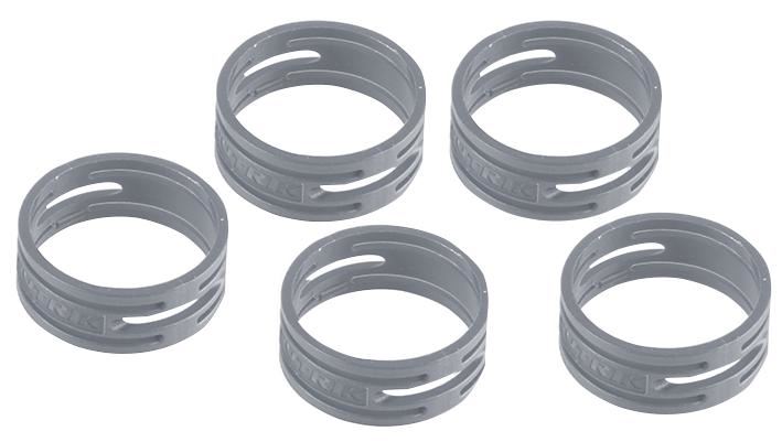 Coding Rings, Grey, 5 Pack — StampyTools