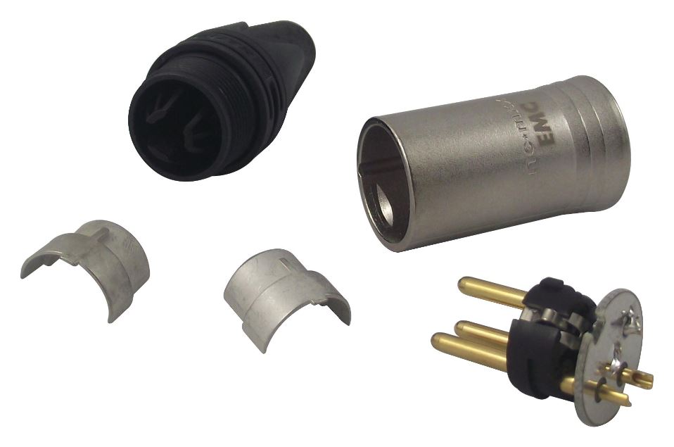 XLR Plug, EMC Shielded