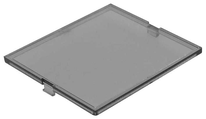Smoked Transparent Cover for DIN Rail Enclosure - Size 4