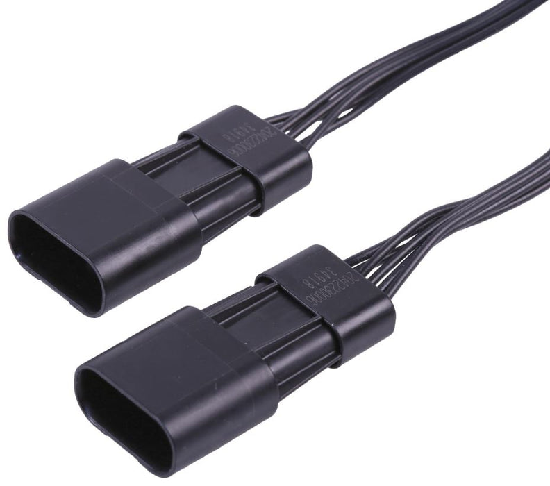 6 Pin Squba Plug to 6 Pin Squba Plug Lead, 150mm