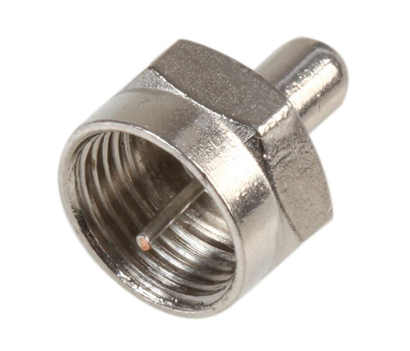 F Type Terminator Plug, 75 Ohm, Pack of 100