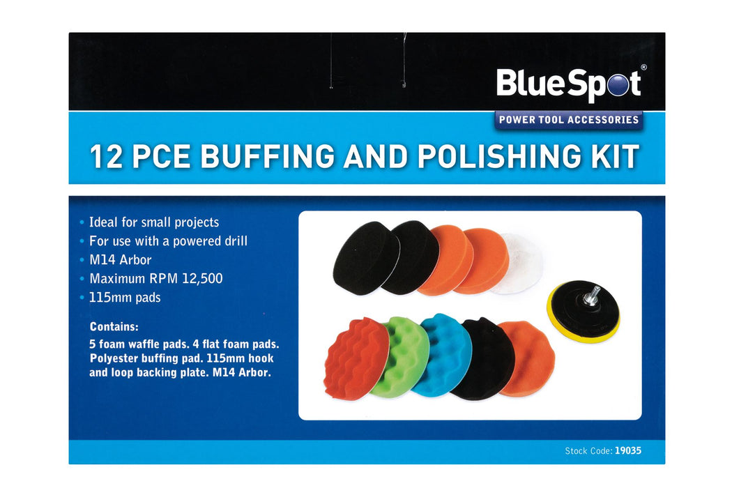 12PCE Buffing and Polishing Kit