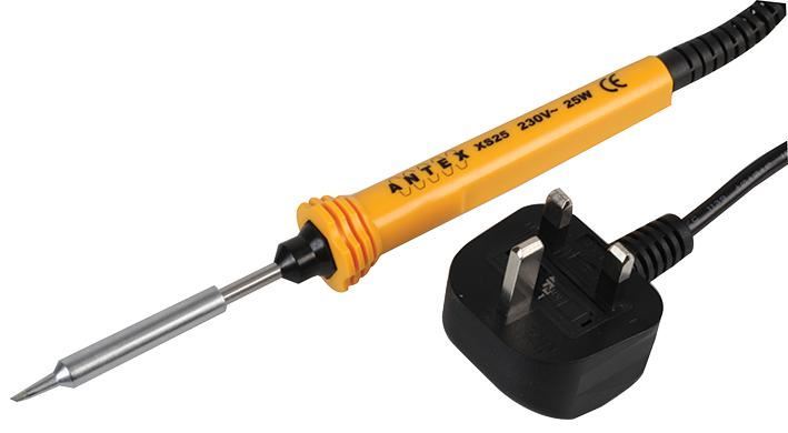 ANTEX - XS25 25W Precision Soldering Iron 230V PVC Lead UK Plug