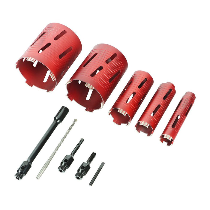 Premium Dry Diamond Core Drill Kit (Size 5pcs - 5 Pieces)