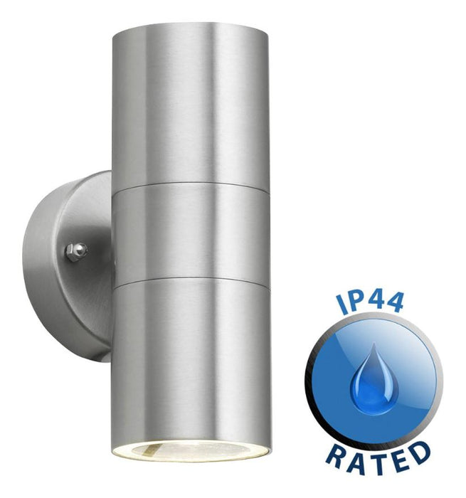 IP44 Stainless Steel Outdoor Up / Down Wall Light