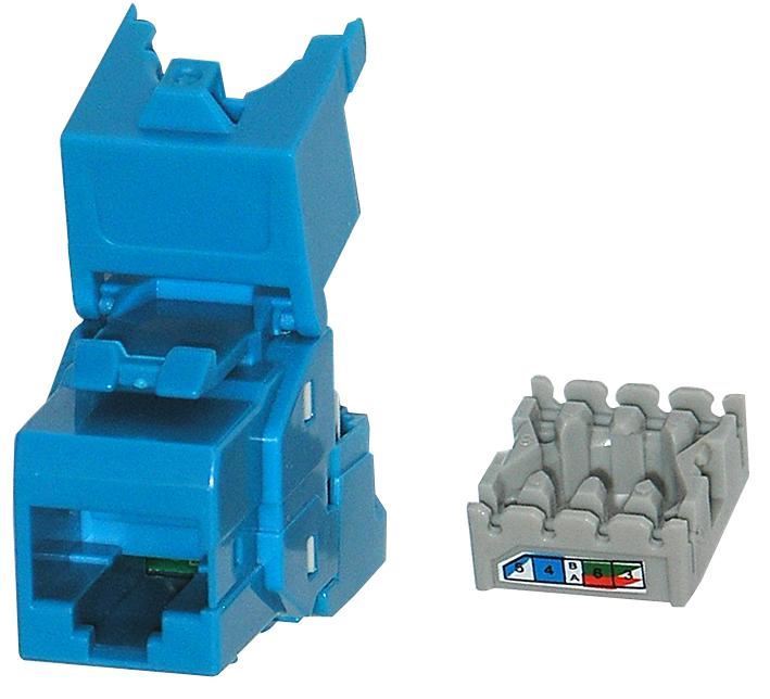 Cat6 Tool-less Keystone Socket