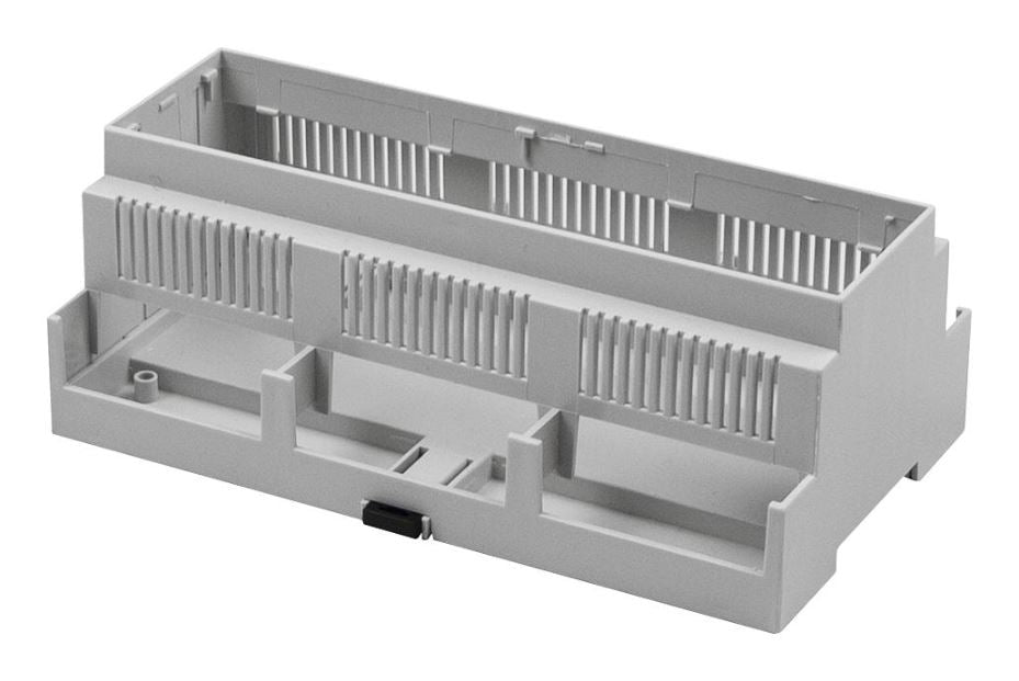 IP20 Polycarbonate DIN Rail Module Box Enclosure with Vented Lid