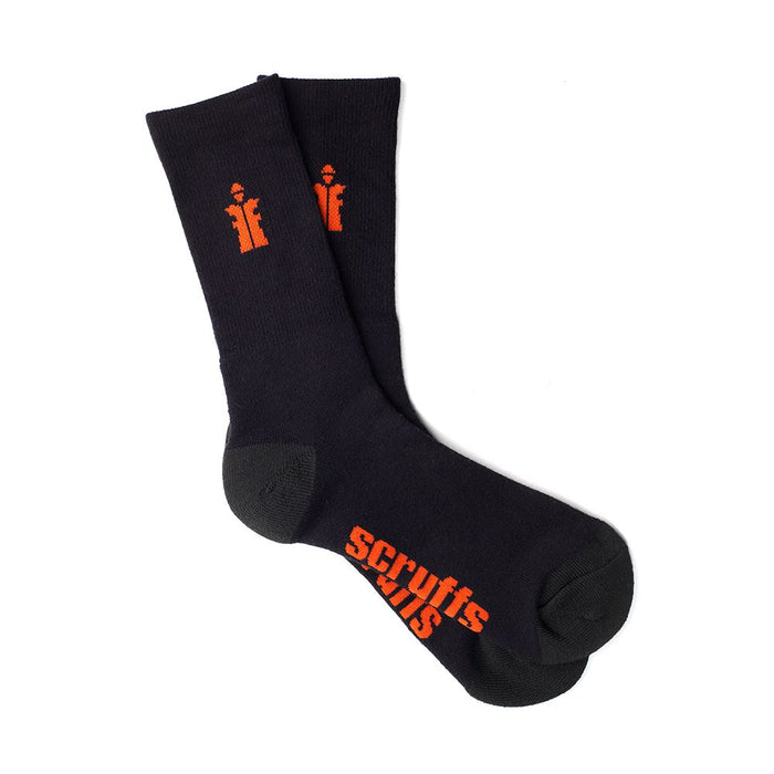 Worker Socks Black 3pk