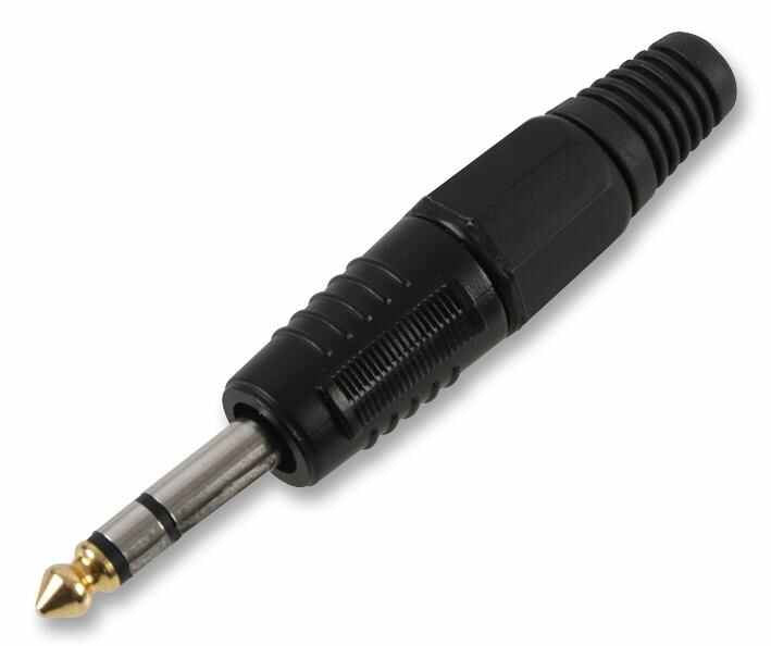 6.35mm Jack Plug, Stereo