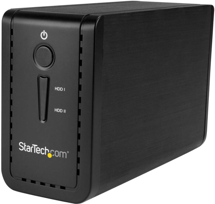 USB 3.1 Dual 3.5" SATA 6Gb/s HDD/SSD Drive Enclosure with RAID