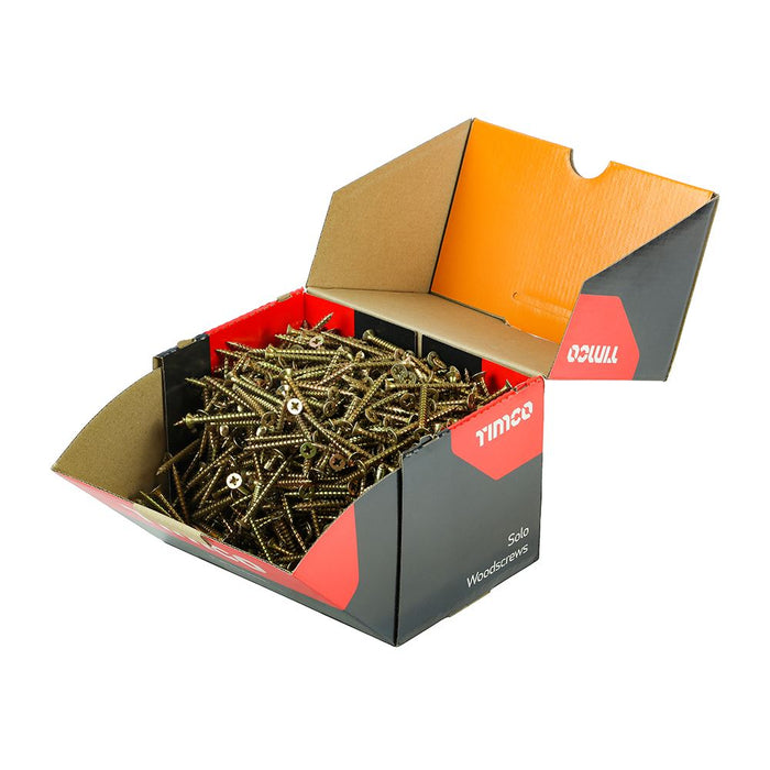 Solo Double Countersunk Woodscrew Industry Bulk Pack - 1000 Pieces