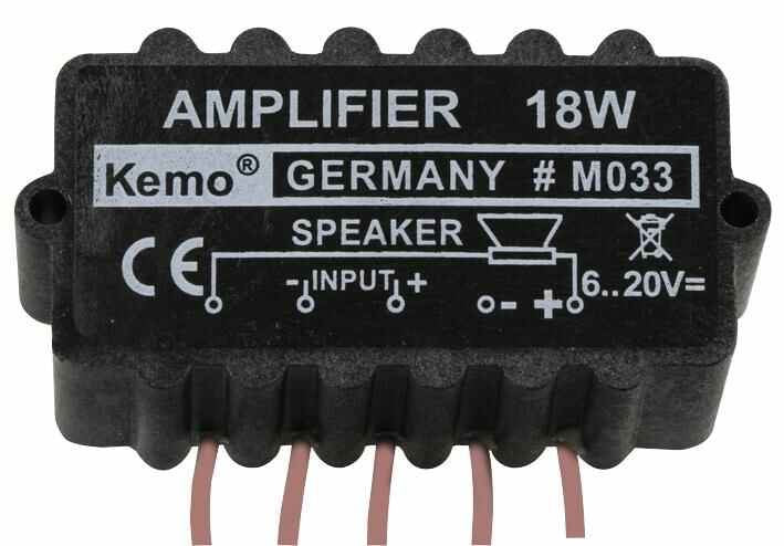 KEMO ELECTRONIC - Universal 18W Amplifier Module
