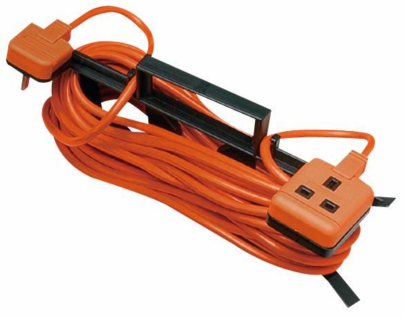 1 Gang 15m, 13A Garden Extension Lead With Cable Tidy