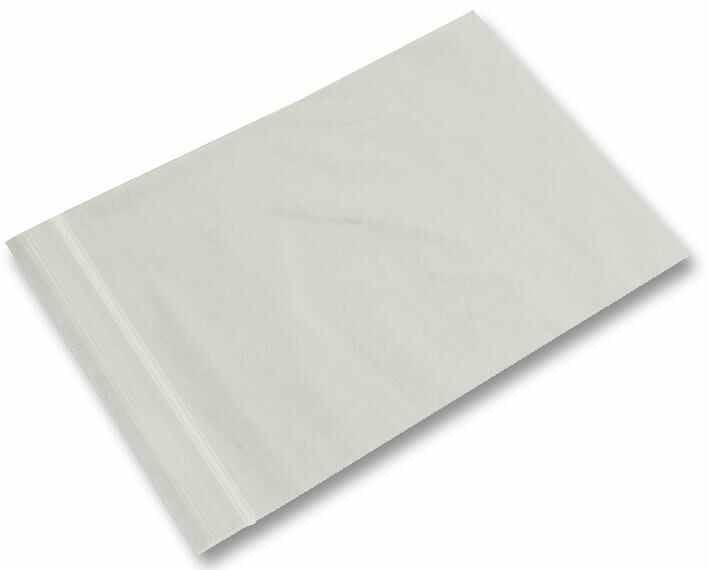 Clear Grip Seal Plastic Bags - Pack of 100