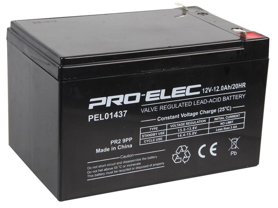 12Ah 12V AGM Lead Acid Battery