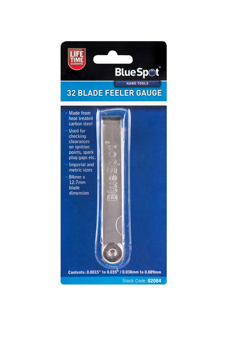 32 Blade Feeler Gauge